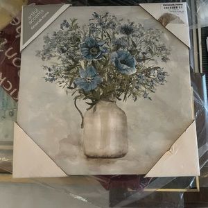 Floral canvas wall art